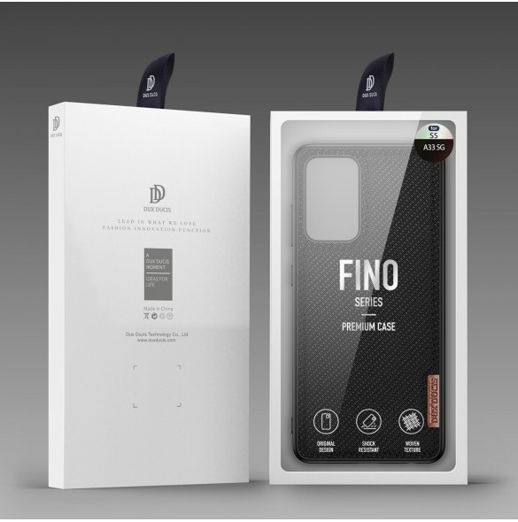 Dux Ducis Fino fodral är nylonklädd Samsung Galaxy A33 5G svart