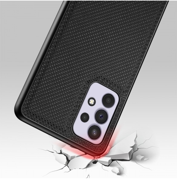 Dux Ducis Fino fodral är nylonklädd Samsung Galaxy A33 5G svart