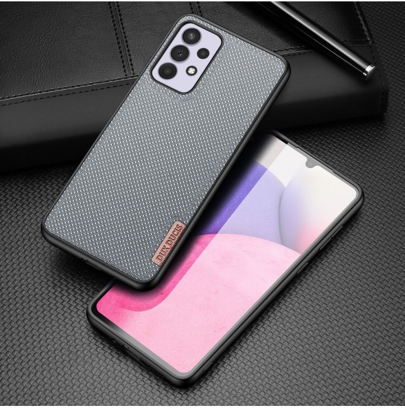 Dux Ducis Fino fodral är nylonklädd Samsung Galaxy A33 5G blå