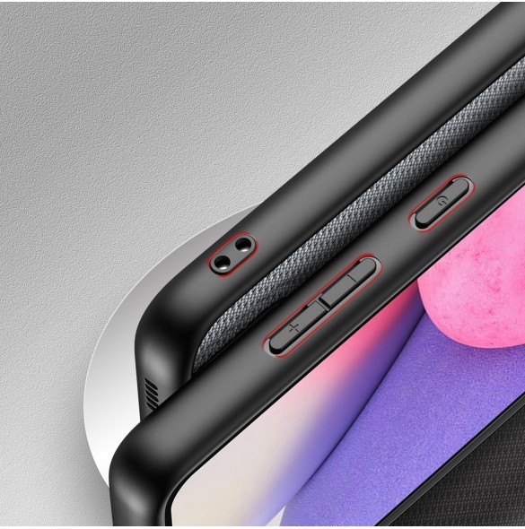 Dux Ducis Fino fodral är nylonklädd Samsung Galaxy A33 5G blå