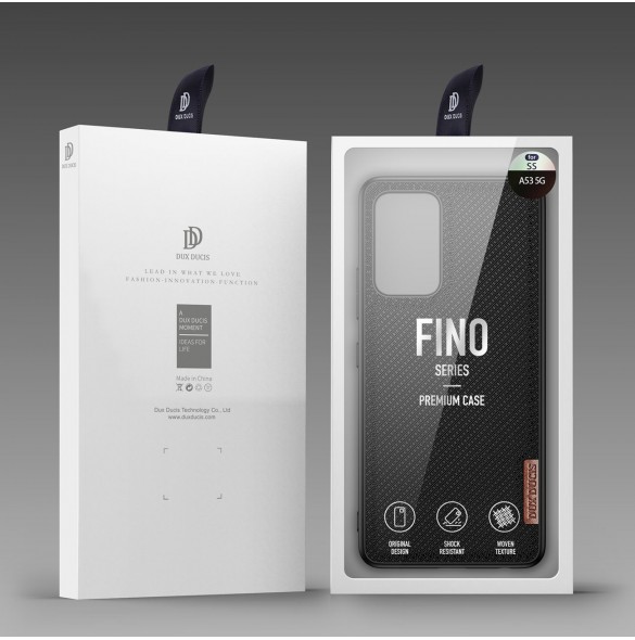 Dux Ducis Fino fodral är nylonklädd Samsung Galaxy A53 5G svart