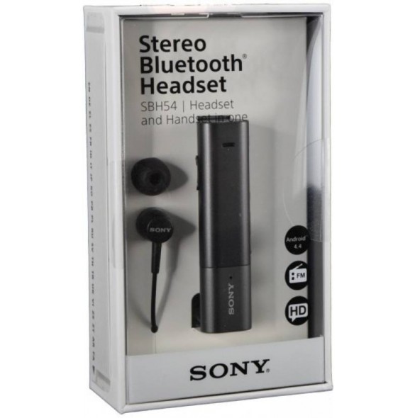 Sony SBH54 Portabel HF Bluetooth Stereo Noise Cancelling - Svart