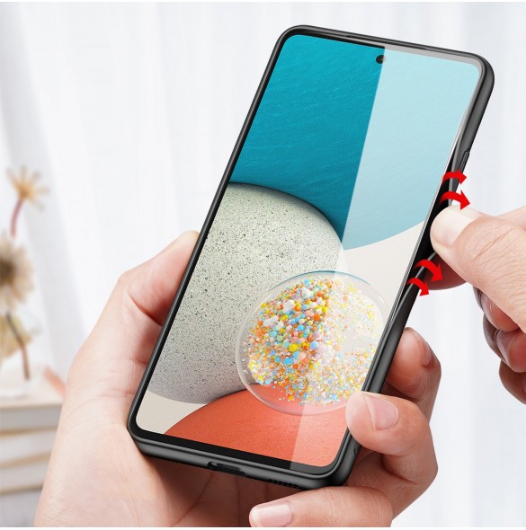 Dux Ducis Fino fodral är nylonklädd Samsung Galaxy A53 5G blå