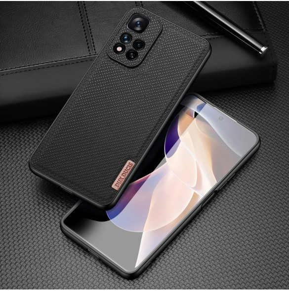 Dux Ducis Fino fodral nylonklädd skal Xiaomi Redmi Note 11 Pro+ 5G (Kina) / 11 Pro 5G (Kina) / Mi11i HyperCharge / Poco X4 NF