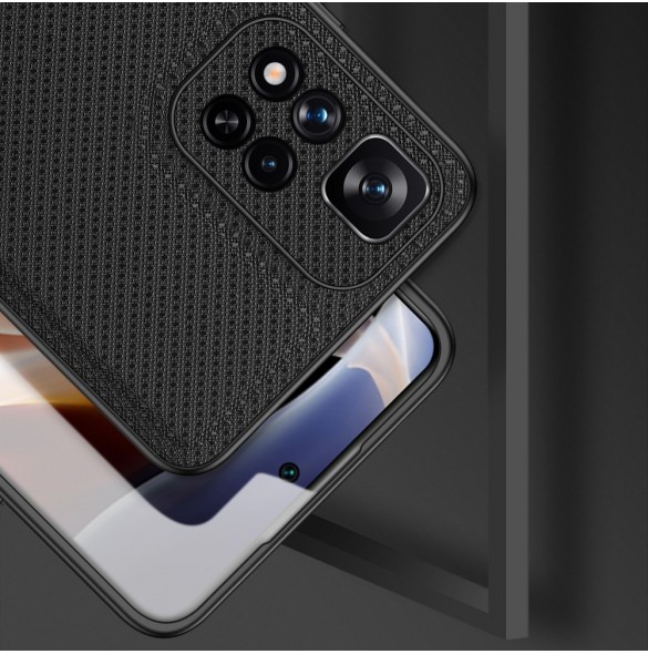 Dux Ducis Fino fodral nylonklädd skal Xiaomi Redmi Note 11 Pro+ 5G (Kina) / 11 Pro 5G (Kina) / Mi11i HyperCharge / Poco X4 NF
