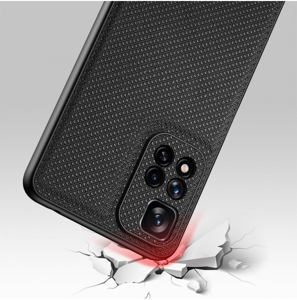 Dux Ducis Fino fodral nylonklädd skal Xiaomi Redmi Note 11 Pro+ 5G (Kina) / 11 Pro 5G (Kina) / Mi11i HyperCharge / Poco X4 NF