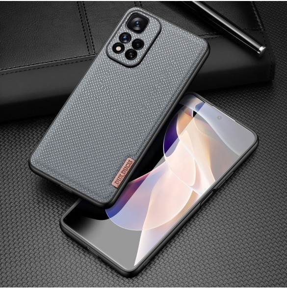 Dux Ducis Fino fodral nylonklädd skal Xiaomi Redmi Note 11 Pro+ 5G (Kina) / 11 Pro 5G (Kina) / Mi11i HyperCharge / Poco X4 NF