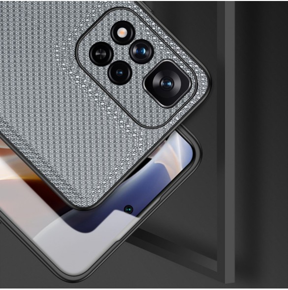 Dux Ducis Fino fodral nylonklädd skal Xiaomi Redmi Note 11 Pro+ 5G (Kina) / 11 Pro 5G (Kina) / Mi11i HyperCharge / Poco X4 NF