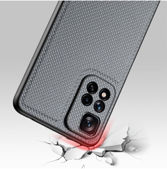 Dux Ducis Fino fodral nylonklädd skal Xiaomi Redmi Note 11 Pro+ 5G (Kina) / 11 Pro 5G (Kina) / Mi11i HyperCharge / Poco X4 NF