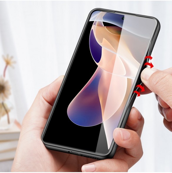 Dux Ducis Fino fodral nylonklädd skal Xiaomi Redmi Note 11 Pro+ 5G (Kina) / 11 Pro 5G (Kina) / Mi11i HyperCharge / Poco X4 NF