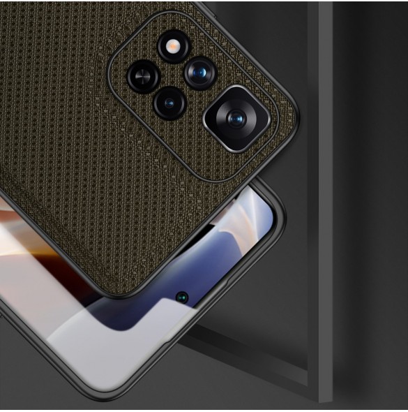 Dux Ducis Fino fodral nylonklädd skal Xiaomi Redmi Note 11 Pro+ 5G (Kina) / 11 Pro 5G (Kina) / Mi11i HyperCharge / Poco X4 NF