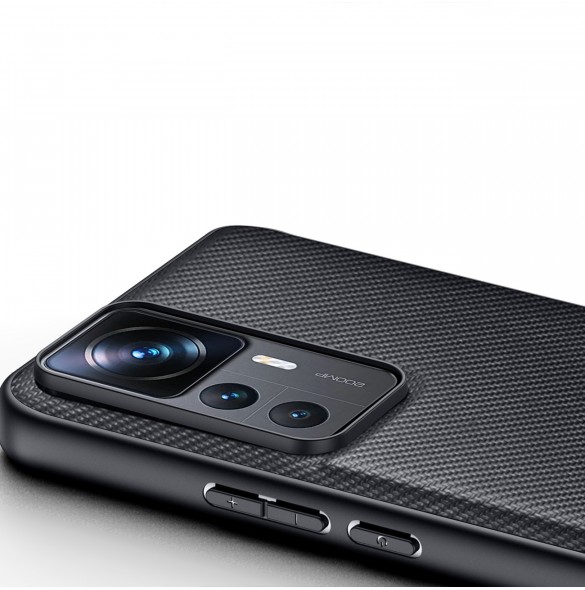 Dux Ducis Fino fodral Xiaomi 12T Pro / Xiaomi 12T skal med silikonram svart