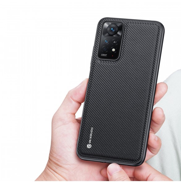 Dux Ducis Fino nylonfodral till Xiaomi Redmi Note 11 Pro 5G / 11 Pro svart