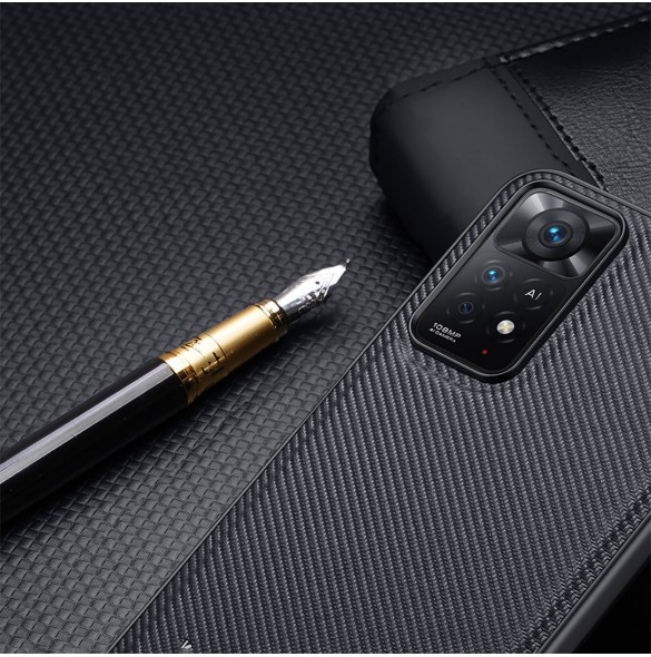 Dux Ducis Fino nylonfodral till Xiaomi Redmi Note 11 Pro 5G / 11 Pro svart