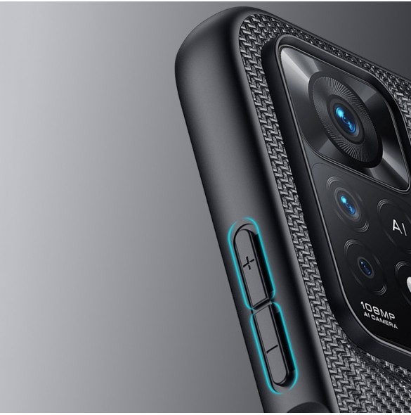 Dux Ducis Fino nylonfodral till Xiaomi Redmi Note 11 Pro 5G / 11 Pro svart