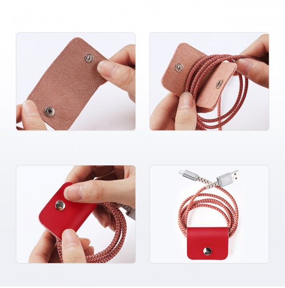 Dux Ducis Hivo Läder Flip Cover Plånbok i äkta läder för kort och dokument iPhone 14 Plus Röd