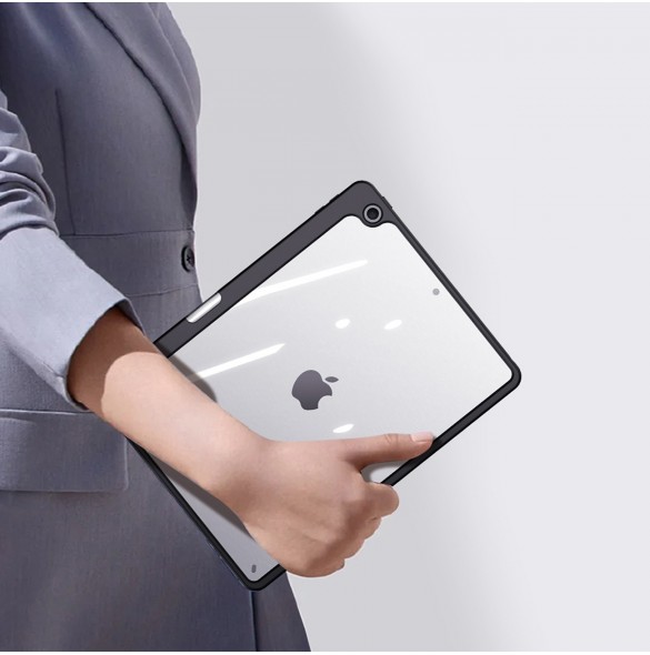 Dux Ducis Magi-fodral för iPad 10.2'' 2021/2020/2019 smart skal med stativ och förvaring för Apple Pencil svart