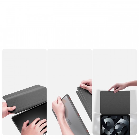 Dux Ducis Magi Fodral för iPad Air (5:e generationen) / (4:e generationen) Smart Cover med stativ och förvaring för Apple Pen