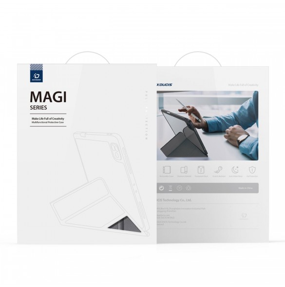 Dux Ducis Magi Fodral för iPad Air (5:e generationen) / (4:e generationen) Smart Cover med stativ och förvaring för Apple Pen