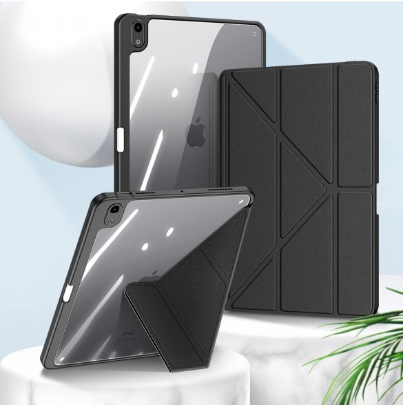 Dux Ducis Magi Fodral för iPad Air (5:e generationen) / (4:e generationen) Smart Cover med stativ och förvaring för Apple Pen
