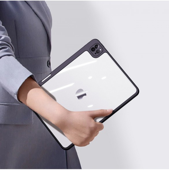 Dux Ducis Magi Fodral för iPad Pro 11'' 2022/2021/2020/2018 Smart Cover med ställ och förvaring för Apple Pencil Grey