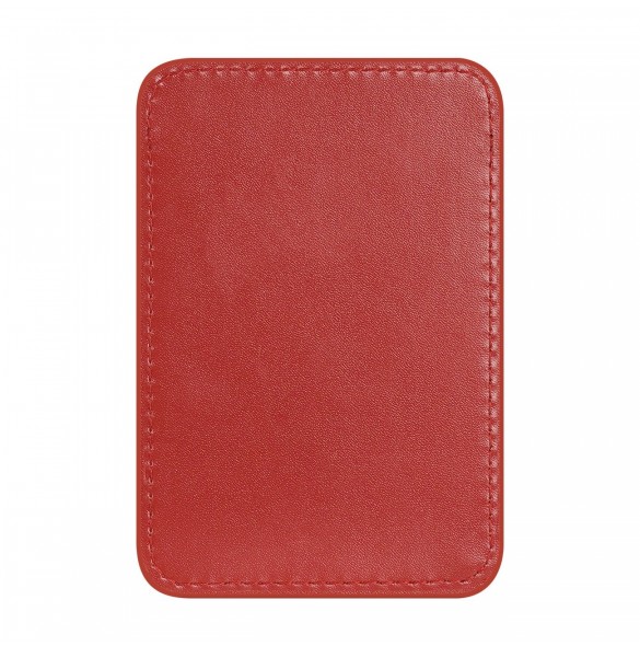 Dux Ducis Magnetic Leather Wallet magnetisk plånbok MagSafe för iPhone RFID blocker röd