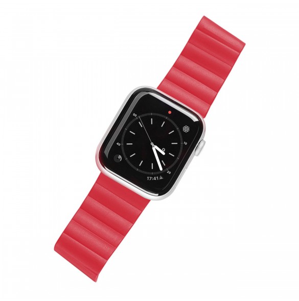 Dux Ducis Magnetrem Apple Watch Ultra Magnetic Armband Armband Röd (Kedjeversion)