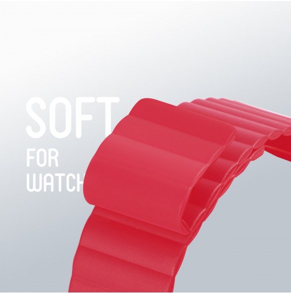 Dux Ducis Magnetrem Apple Watch Ultra Magnetic Armband Armband Röd (Kedjeversion)