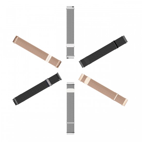 Dux Ducis magnetrem för Samsung Galaxy Watch / Huawei Watch / Honor Watch / Xiaomi Watch (22 mm band) Magnetic Band Gold (Mil