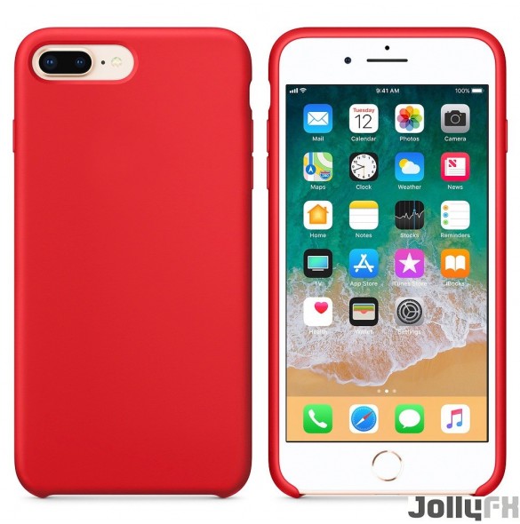Rött och väldigt elegant cover iPhone 8 Plus / 7 Plus.