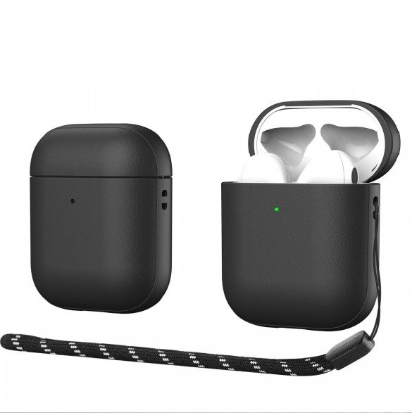 Dux Ducis Plen fodral för AirPods 2 / AirPods 1 hörlursfodral svart