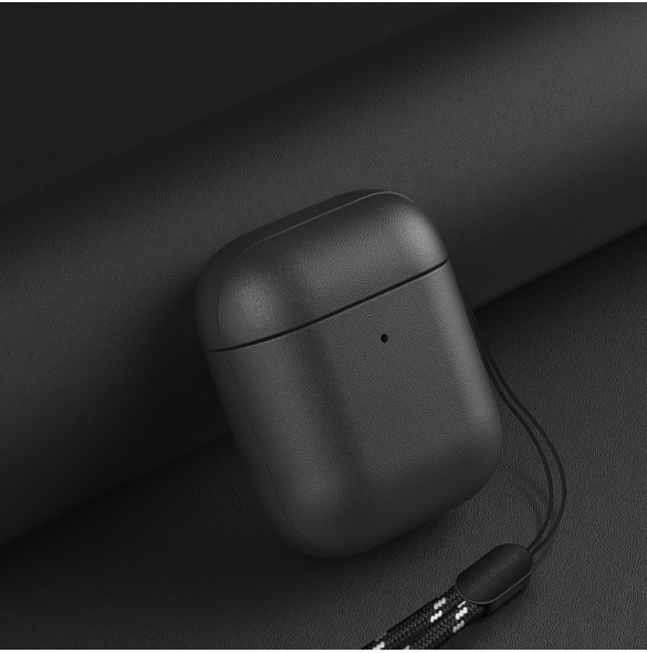 Dux Ducis Plen fodral för AirPods 2 / AirPods 1 hörlursfodral svart