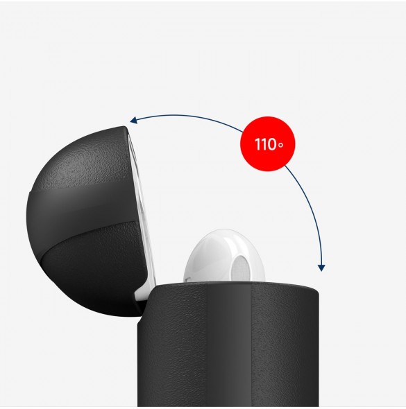 Dux Ducis Plen fodral för AirPods 2 / AirPods 1 hörlursfodral svart