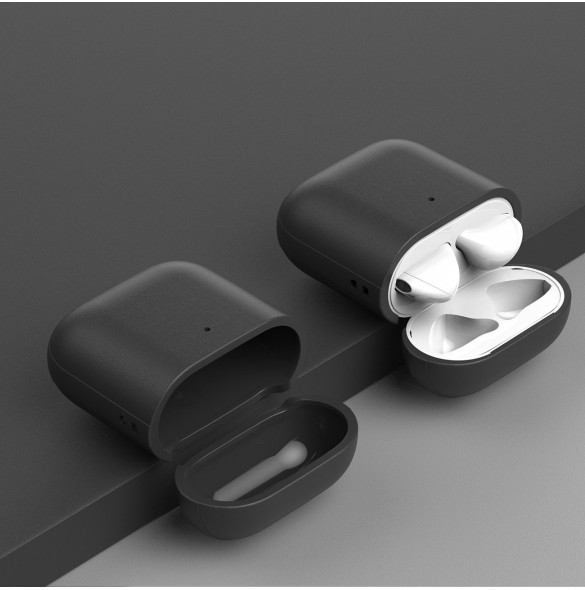 Dux Ducis Plen fodral för AirPods 2 / AirPods 1 hörlursfodral svart