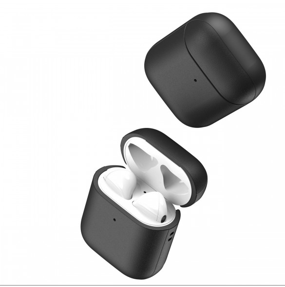 Dux Ducis Plen fodral för AirPods 2 / AirPods 1 hörlursfodral svart