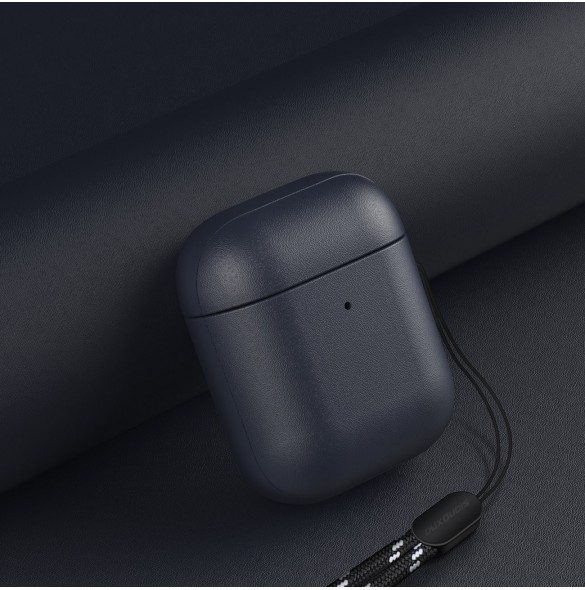 Dux Ducis Plen-fodral för AirPods 2 / AirPods 1 hörlursfodral blå