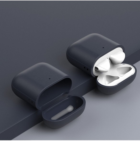 Dux Ducis Plen-fodral för AirPods 2 / AirPods 1 hörlursfodral blå