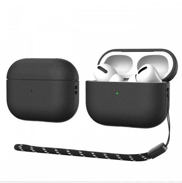 Dux Ducis Plen-fodral för AirPods Pro 2 / AirPods Pro 1 hörlursfodral svart