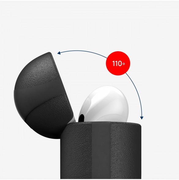 Dux Ducis Plen-fodral för AirPods Pro 2 / AirPods Pro 1 hörlursfodral svart