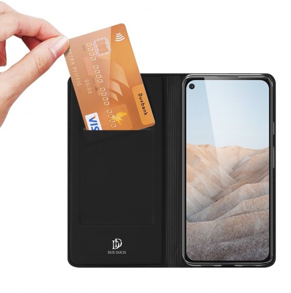 Dux Ducis Skin Pro Bokhylla typ fodral för Google Pixel 5a svart