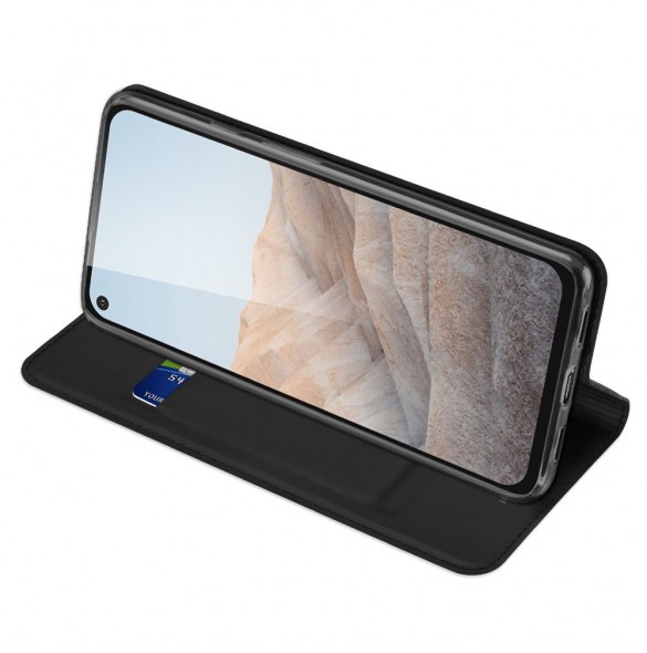 Dux Ducis Skin Pro Bokhylla typ fodral för Google Pixel 5a svart