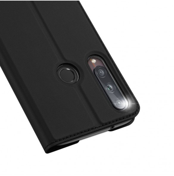 DUX DUCIS Skin Pro Bokhylla typ fodral för Huawei P40 Lite E svart