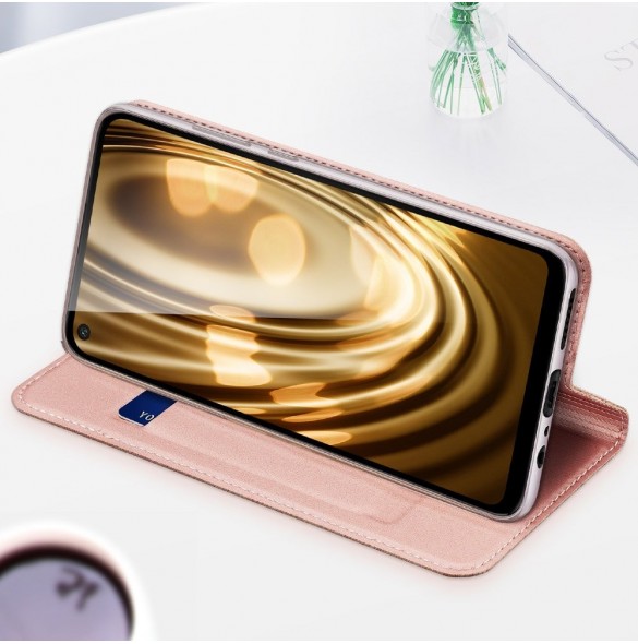 DUX DUCIS Skin Pro Bokhylla typ fodral för Huawei P40 Lite E svart