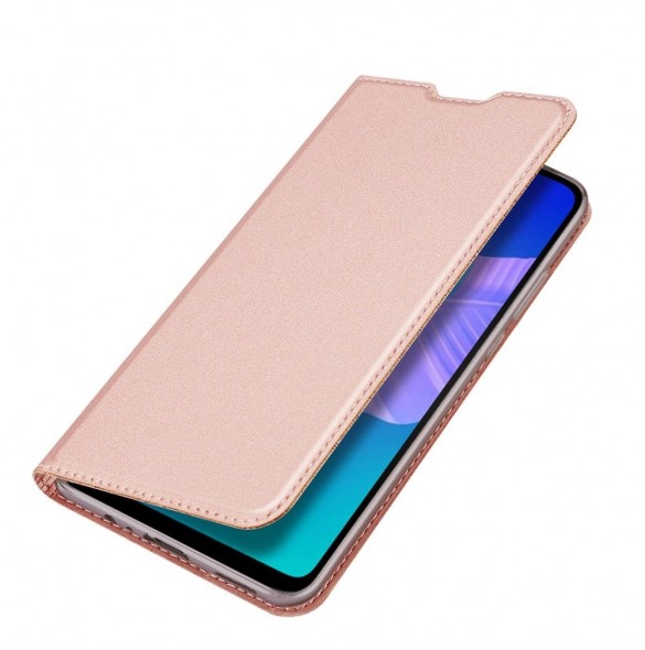 DUX DUCIS Skin Pro Bokhylla typ fodral för Huawei P40 Lite E rosa