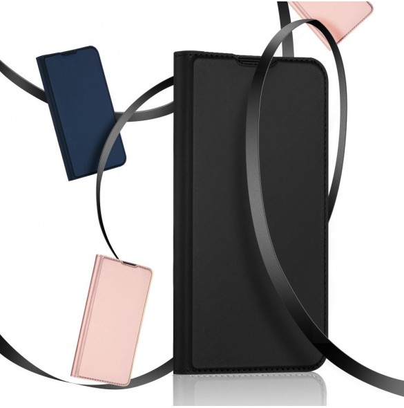 DUX DUCIS Skin Pro Bokhylla typ fodral för Huawei P40 Lite E rosa