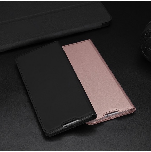 DUX DUCIS Skin Pro Bokhylla typ fodral för Huawei P40 Lite E rosa
