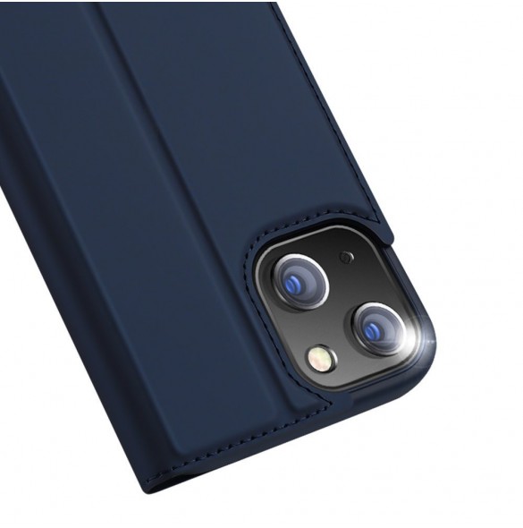 Dux Ducis Skin Pro Bokhylla typ fodral för iPhone 13 blå