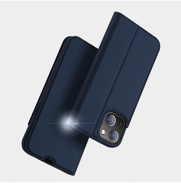 Dux Ducis Skin Pro Bokhylla typ fodral för iPhone 13 blå