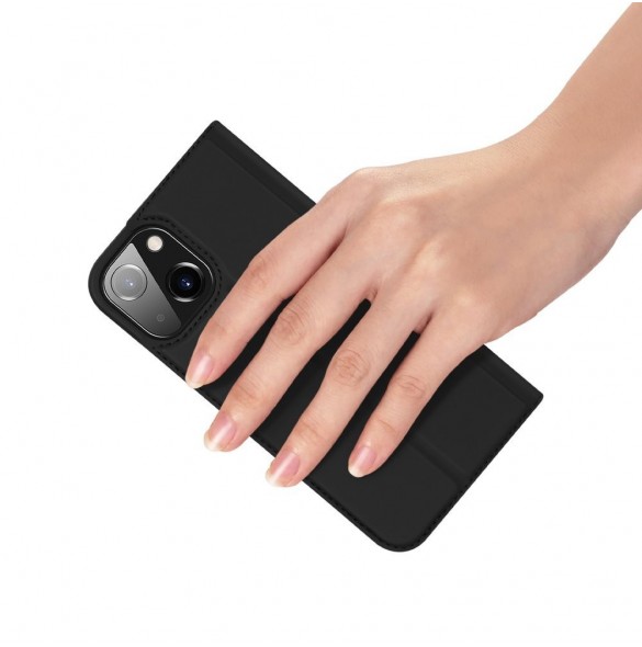 Dux Ducis Skin Pro Bokhylla typ fodral för iPhone 13 mini svart