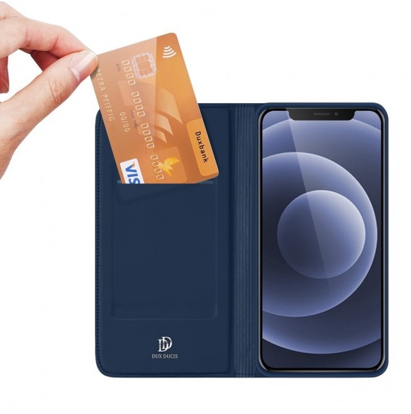 Dux Ducis Skin Pro Bokhylla typ fodral för iPhone 13 mini blå